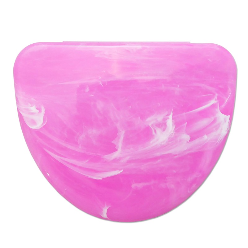 Slim Orthodontic Marble Dental Case x 2 - Colour Choices