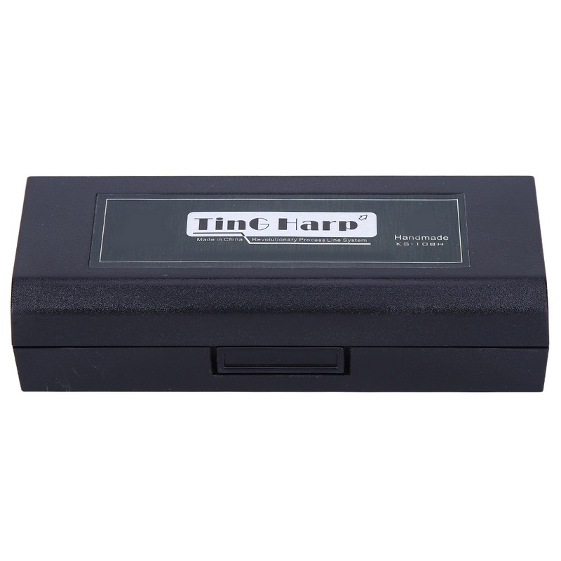 Blues Harp Harmonica 10‑Hole Professional Mouthorgan G Key Gifts Stainless