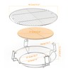 onlyfire Barbecue Cooking Grate System Grilling Accessory for Weber 22"