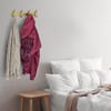SAYONEYES Brushed Gold Coat Rack Wall Mount with 4 Double