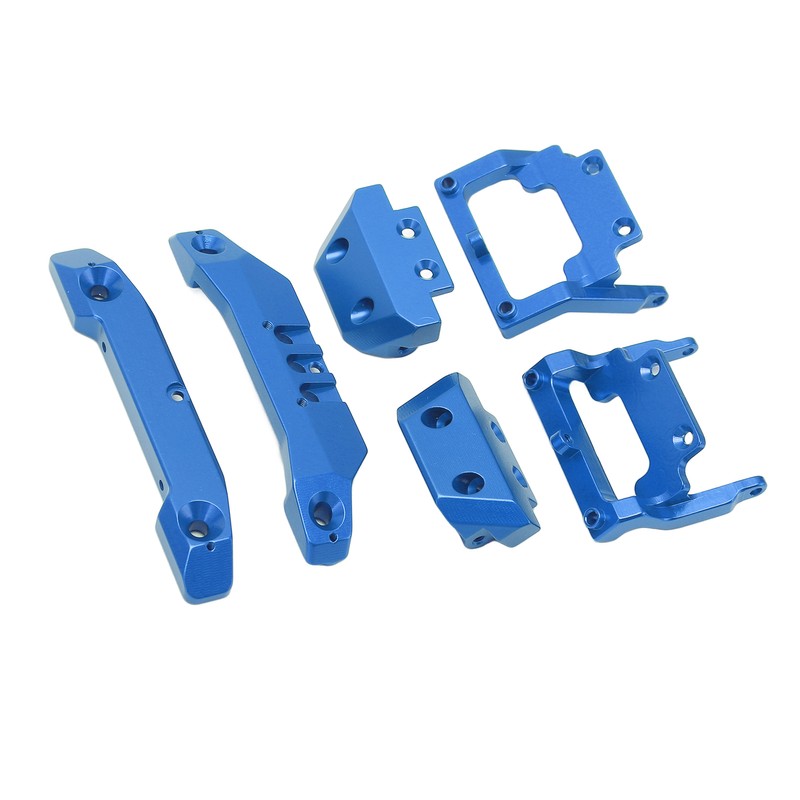 RC 1/18 Bumper Replacement Aluminum Alloy RC Front Rear Bumpers