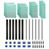 HUAZIZ Pack of 48 PCB Board Kits, 12 Pieces Double-Sided