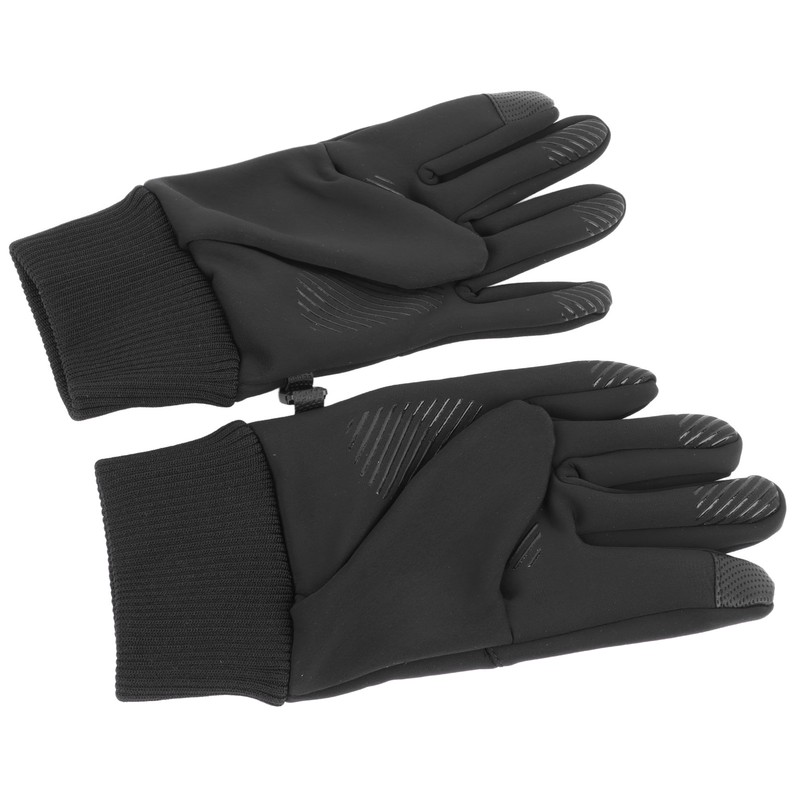 1 Pair Black Unisex Cycling Gloves Waterproof Skiing Non Slip