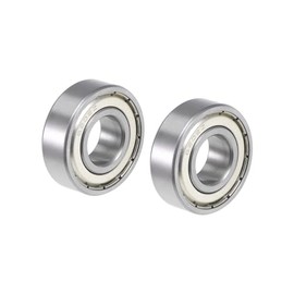 TUCKBOLD 6202ZZ Deep Groove Ball Bearing 15x35x11mm Double Shielded ABEC-3 Bearings 2-Pack Automotive Parts