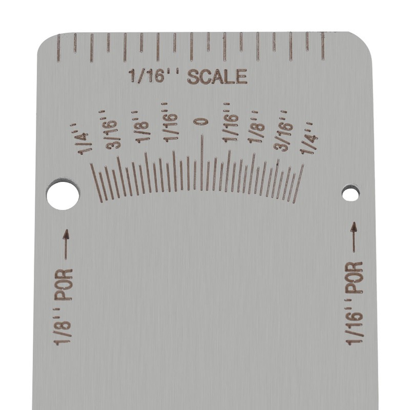 1pc Precision Stainless Steel Weld Gauge Undercut Depth Gage Measuring