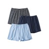 Nissen Women's Trunks, Shorts, Set of 3, Deep Fit, High