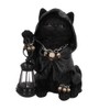 Nemesis Now Reapers Feline Cat Lantern Figurine, Black, 18.5cm