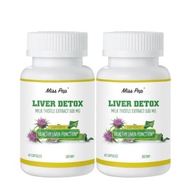 Milk Thistle, Liver Support, 50 Capsules (2 Bottles)
