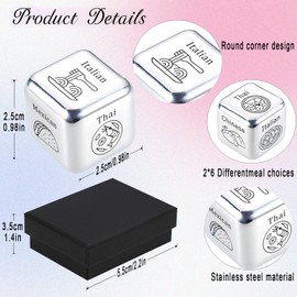 Anniversary Couple Gifts Date Night Ideas - Game Dice Gifts for Boyfriend Girlfriend Wedding Gifts for Couple Games Gifts for Husband Wife Birthday Honeymoon Valentine's Day Gifts for Him Her (Love)