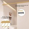 Gracelife Shower Curtain Hooks,Set of 12 Rust Resistant Metal Shower