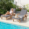 Uthem Waterproof Chaise Lounge Cushions, 72x21x3 Inch Outdoor Lounge Chair