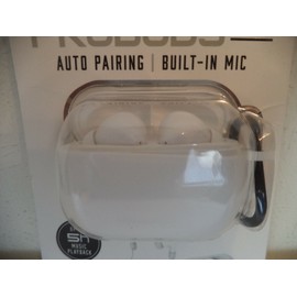 ProBuds V2 Auto Pairing. Built-In Mic Earbuds. White Color.