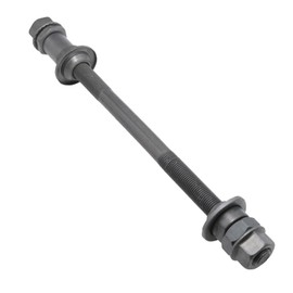 yukata 1PCS Bicycle axle 190mm / 7.48in Bicycle Multi-Speed Rear hub axle Rear Hub Axle Bike axle 3/8 "Black 26tpi Bike hub axle