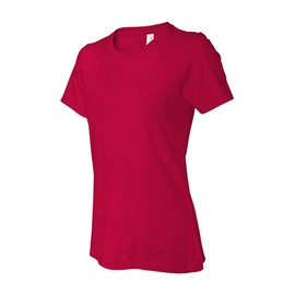 Anvil Ladies 100% Ring Spun Cotton T-Shirt. 880 - Red - S