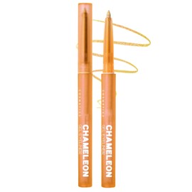 Erinde Lápiz Delineador de Ojos en Gel Chameleon, Lápiz Delineador de Ojos en Gel Brillante que Cambia de Color, Altamente Pigmentado, Resistente al Agua y a Prueba de Manchas,#02