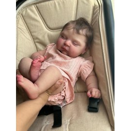 Zero Pam Reborn Baby Dolls Girl 20 Inch Realistic Baby Doll Soft Body Real Life Newborn Baby Dolls Adorable Life Like Baby Dolls That Look Real Sleeping Baby