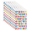 YS-056 Colorful Hologram Number Stickers, 10 Sheets, Number Stickers, Stickers,