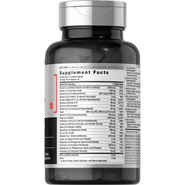 Horbäach Mens Multivitamins 50 Plus | 60 Caplets | with Calcium, Magnesium, Vitamin A, B, C, D & E | 50+ Advanced Formula | Non-GMO & Gluten Free Supplement