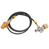 Soda Maker Adapter Hose Kit 1.5m Black Hose with Gold