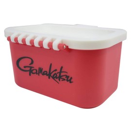 Gamakatsu GM2482 Fishing Bait Box, Sashier Container (Molded) 110 Red