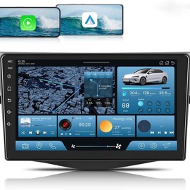 Android Radio for【2006 2007 2008 2009 2010 2011 Toyota RAV4】with Carplay + Android Auto Car Stereo Navigation 9 Inch Touchscreen - Color: 2+64Car radio +Microphone