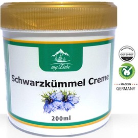 Black Cumin Cream 200 ml Soothing Effect for Neurodermatitis, Acne or Psoriasis