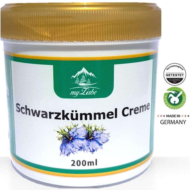 Black Cumin Cream 200 ml Soothing Effect for Neurodermatitis, Acne