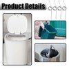 LvYiLinggg 4pcs 0.9*7mm Torsion Spring Trash Can Adjustable 3 Coil