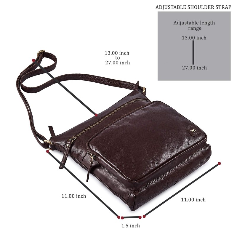 Wise Owl Genuine Leather Crossbody Handbags & Purses for Women