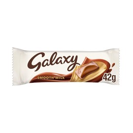 Galaxy Milk Chocolate Bar - 42g - Pack of 3 (42g x 3)