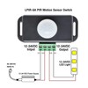 DC 12V 24V PIR Sensor LED Motion Sensor Switch,Body Infrared