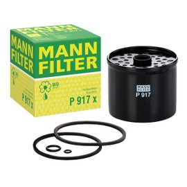 Original MANN-FILTER Fuel Filter P 917 X – Fuel Filter Set with Gasket / Gasket Set – For Passenger Cars