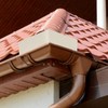 Bueyfolt 2Pcs 13.78" Rain Gutter Valley Splash Guards, Aluminum Gutter