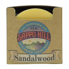 SAPPO HILL SOAPWORKS GLYCERINE CRM SOAP,SNDLWD, 3.5 OZ36