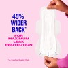 Carefree Maxi Pads for Women, Overnight Pads with Wings, 28ct