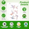 6 Sheets Anti-Collision Window Stickers, Window Stickers with Rainbow Reflection