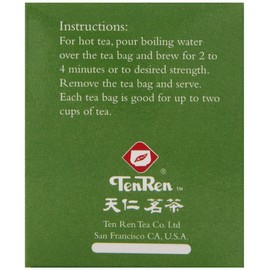 Ten Ren Jasmine Tea, 20-Count (Pack of 6)