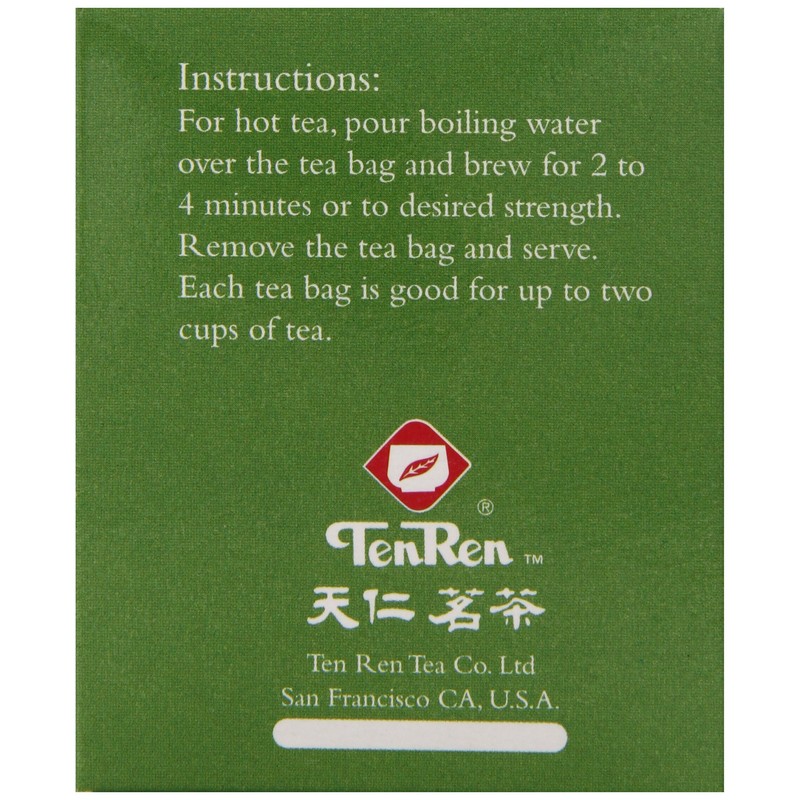 Ten Ren Jasmine Tea, 20-Count (Pack of 6)