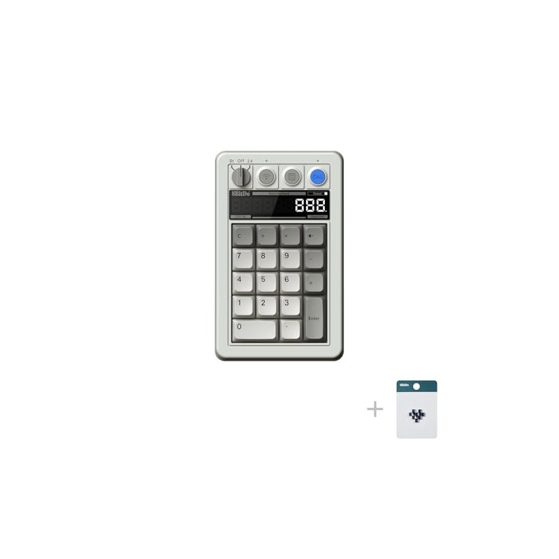 8Bitdo Numpad mecánico retro de 18 teclas, compatible con PC