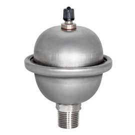 Eastman 2-Gallon Mini Thermal Expansion Tank, Stainless Steel Hammer Arrestor with 1/2 Inch Threaded Connection, 60008