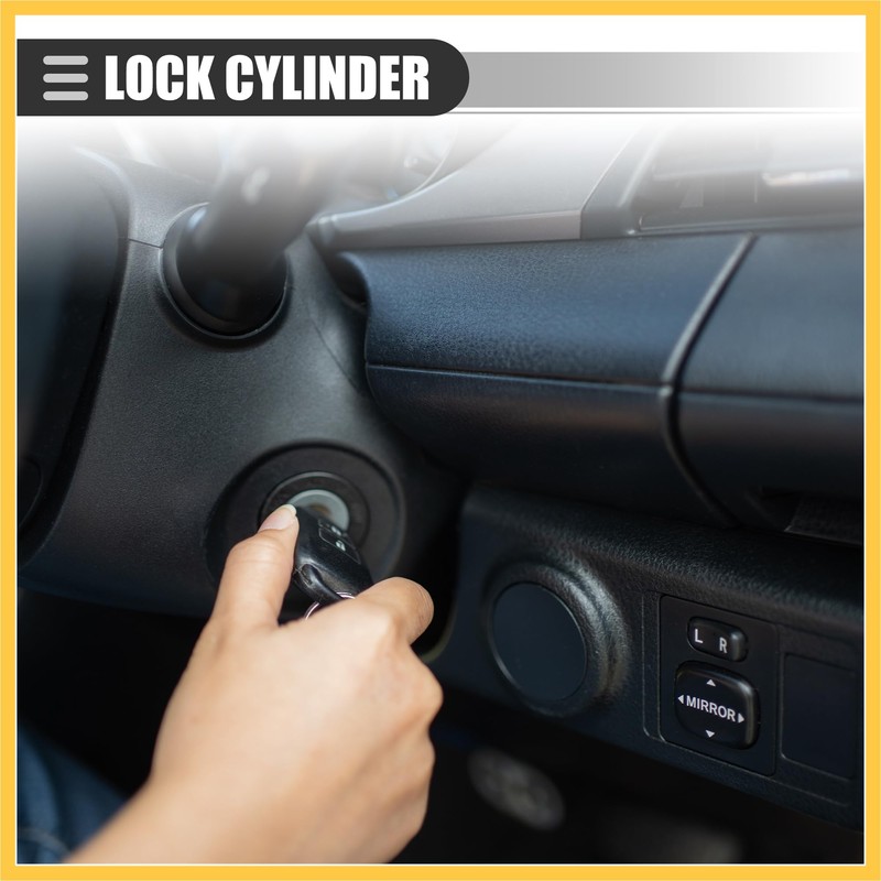 REPAIROCK Ignition Switch Lock Cylinder, Door Lock Cylinder Kit, for