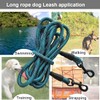 BTINESFUL Tie-Out Check Cord Long Rope Dog Leash, 8ft 12ft