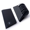 FOSHIO Black Small Squeegee, Non-Slip Handle Rubber PPF Squeegee for