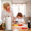Silver Paper Towel Holder Stand, Countertop Paper Towel Roll Dispenser
