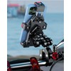 BRCOVAN Anti-Theft Aluminum Alloy Handlebar Clamp Mount Base with 1''