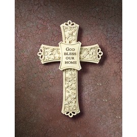 Creative Brands KS429 Tomaso Gift Boxed Cross, Home Blessing