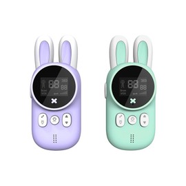 Walkie Talkie for Kids, Small Walkie Talkie, Long Distance, Set of 2, Toy Walkie Talkies, For Boys and Girls, Toy Radio, Up to 6.8 miles (3 km) Calls, Flashlight Included, Outdoor, Birthday Present