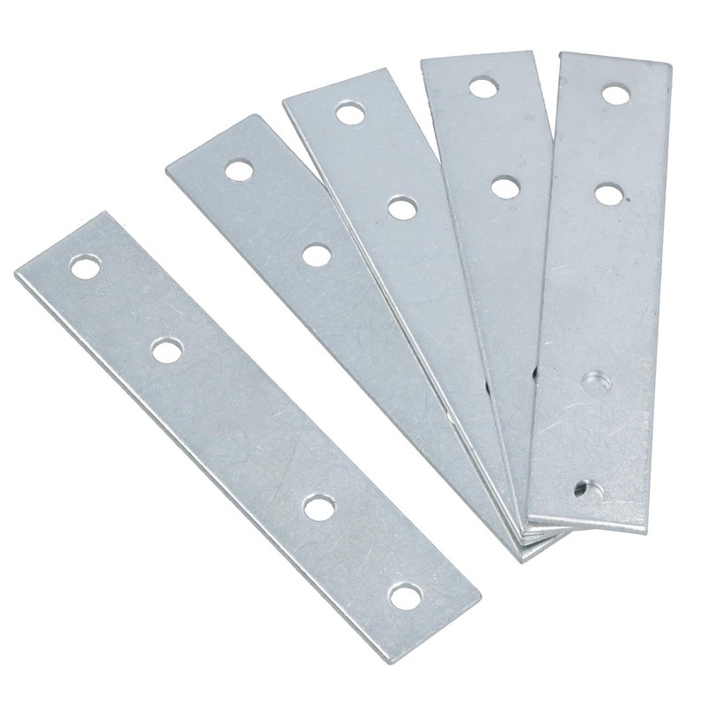 100mm Straight Mending Fixing Plate Angle Bracket L Shape Reinforcing