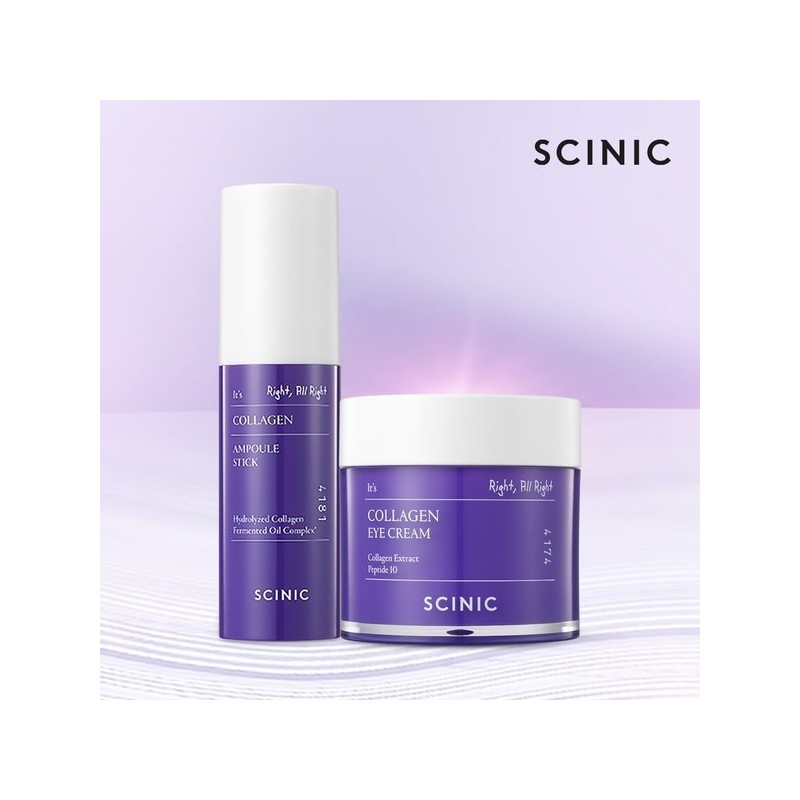 Scinic Collagen Ampoule Stick 10g + Large Capacity Eye Cream