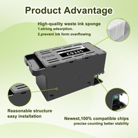 Dikarsum C9345 PXMB9/C12C934591 Ink Maintenance Box for epson ET Pro ET-8550 ET-5880 ET-5850 ET-5800 ET-16600 WF-7840 F-7820 WF-7310 ST-C8000 ST-C8090 Printer